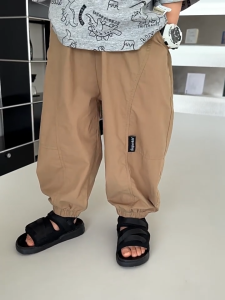 Sweetkids Childrens Cargo Pants Summer Fashion Mosquito-proof Pants Boys Casual Sports Jogging Pants For 4-14Y