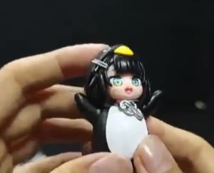 Bandai | New pretty 8.5CM Arknights Endfield Pengmin Figures Pvc Little Cosplay Pengmin Model Anime Collection Desk Display Exhibit Gift