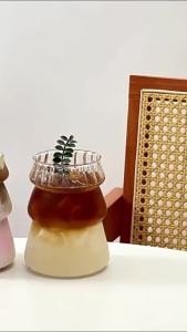 FASHION แก้วน้ำ ถ้วยกาแฟ รูปต้นคริสต์มาส สามมิติ Glass cup