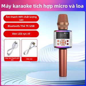 Amoi | Amoi K3 Microphone Karaoke Đèn Pin Không Dây Có Màn Hình Đa Phương Tiện Gia Đình Chất Lượng Âm Thanh Cao Trung Thực Bluetooth 5.0