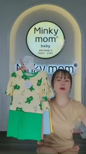 Bộ lửng bé trai bộ lửng bé gái bộ tay lỡ quần lỡ thun Lạnh Minky Mom cho bé trai bé gái 10- 28 kg TD-IN110