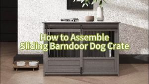 NEW AGE PET บ้านสุนัข กรงสุนัข Homestead Sliding Barndoor Crate Ecoflex ประตูบานเลื่อน น้ำหนักเบา