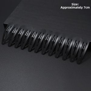 NING ZHOU | New Stylish Back Hair Organizing Black Side Clip
