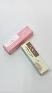 Delico Cocoa Butter Lip Balm ลิปบาล์ม โกโก้ บัตเตอร์ ขนาด 5 ml. กลิ่นหอม ชุ่มชื้น นุ่มเนียน เดลิโก้