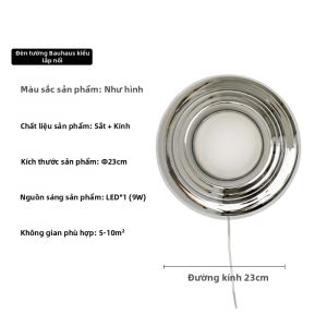 ZOXY | Đèn Tường Bauhaus Đơn Giản Không Dây