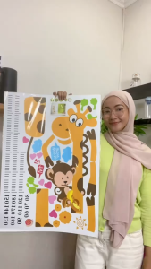 WARS Wallpaper Sticker Dinding Pengukur Tinggi Anak