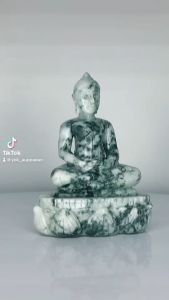 3 นิ้ว 2 ชิ้น ขนาดที่ 3 นิ้ว ขนาดหน้าตัก พระหยกแกะสลัก สำหรับเชื่อมต่อผิวดวง