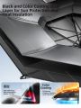 BENNUO | Easy Operate Heavy-duty Color Rubber Sunscreen and Rainproof Fishing Umbrella. 