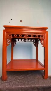 Đôn chiện chữ nhật kê đô nội thất gỗ gõ mặt 30x40