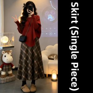 PEIZIXUAN | Autumn Red Dress