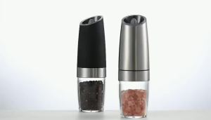 Hot Selling Gravity Sensor Electric Salt and Pepper er Salt Pepper Mill Gadget Stainless Steel Spice Mills