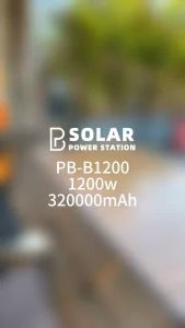 PBSOLAR Power Station 1200W 1024WH 320000mAh New LiFePO4 battery power tools Portable Multi-Function big capacity solar Powerbank Solar Generator