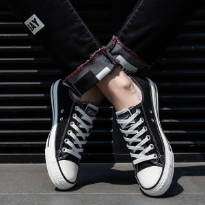 Universal High-Top Fashionable Canvas Shoes Mens Fashion Shoes K-style Trendy 46 Plus Size Casual Students Skateboard Shoes Olive Green 45 Mens Shoes