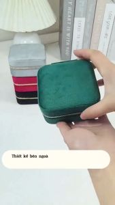 Hộp Đựng Trang Sức - Hộp đựng đồng hồ trang sức Hộp đựng trang sức du lịch Hộp nhung sang trọng
