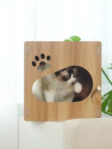 Cat Scratching Board Wood House Rumah Papan Pencakar Kuku Kucing 猫窝木屋猫抓板