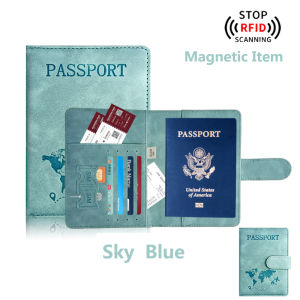 Passport Holder for Travel Essentials Passport Wallet Cover Case for Travel AccessoriesPassport Book Holders for Women/Men