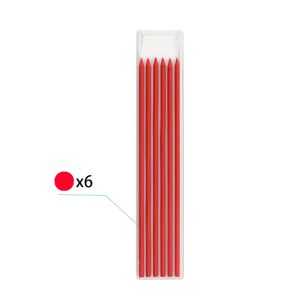Solid Carpenter Pencil with Refill Lead and Built-in Sharpener for Deep Hole Mechanical Pencil scribing Marking Woodworking Tool