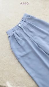Kalisha - Loose Pants Celana Kulot Casual korean Style kancing Fushimi