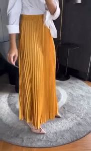 Sinken-Rok Plisket Hyget Super Premium & Pleated Skirt High Quality