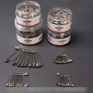 Extra Big Safety Pin Perdible Pins PUSHPIN PERDIBLE 3Size Silver Metal Brooch Badge Steel Buckle Pin