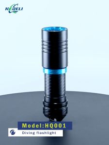 Senter Selam Profesional IPX8 100M Plus Baterai 18650 26650 Lampu Bawah Air LED Isi Ulang Daya Senter Tahan Air L2 3800Lumens