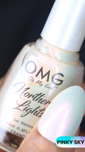 OMG Northern Lights Nail Polish 10ml – Pink Sky