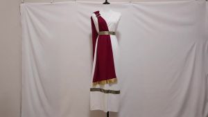 ฮาโลวีนปาร์ตี้ผู้หญิงผู้ชายโรมันจักรพรรดิ Toga เครื่องแต่งกาย