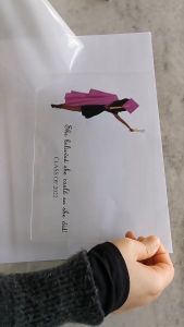 Acrylic Place Card Holder Wooden Base Blank Clear Wedding Table Sign Number Display Stand