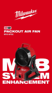 MILWAUKEE M18™ Gen II Air Fan M18 AFG2 PORTABLE FAN