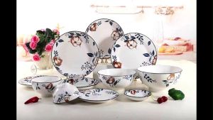 Bộ tô bát chén đĩa "Phong Cách Nhật" 24 chi tiết chất liệu gốm sứ tráng men an toàn decor cao cấp