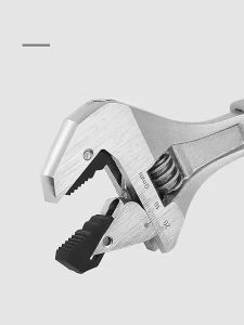 Adjustable Ratchet Wrench with Non-Slip Handle Plumbing Bathroom Pipe Repairing Tool  Ratchet Monkey Wrench