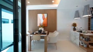 25PCS Solid Wood Panel Board Grille Design PVC Background fluted wall panel Waterproof Home Decorate