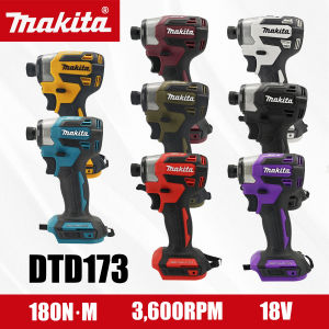 Makita | Makita DTD173 18V Brushless Impact Driver 180N·m 3600RPM with 360° LED Light for Screw Driving And DIY Projects