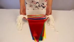 Bendera Hias/Bendera Kain Segitiga/Bunting Flag/Bendera Hari Libur Pesta Ulang Tahun Ulang Tahun