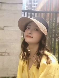 Nón Cói Nửa Đầu Quấn Gọn Vòng Bản Đen Sunshine - 100style