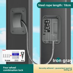 YANU | Non-drilling Anti-theft Childproof Drawer Cabinet Sliding Door Lock