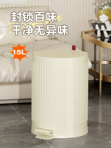 ถังขยะสแตนเลสเท้าเหยียบฝาครอบห้องครัวห้องน้ําห้องน้ําสร้างสรรค์มูลค่าความงามสูงใหม่ 2024 รุ่น