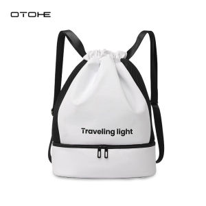OTOHE Fashion Fitness Bag Sports Bag Fashion Luggage Bag Waterproof Fitness Bag Backpack Gym Fashion Men Women Dry Wet Separation Portable Travel Yoga Climbing Swimming Bag
