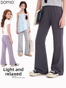 DOMIO | Summer Stylish Lightweight Girls Bell Bottom Pants For Exercise