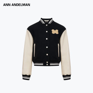 ANN ANDELMAN | American Style Loose Fit Cotton Padded Baseball Jacket
