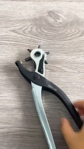 ZENTOR Deli 6 Hole Leather Hole Puncher Cr-V Punch Head Puncher