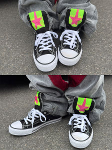 Vinkid Cloud Ladder Fake Fashion Canvas Shoes American Trend Flat Bottom Skateboard Shoes Breathable round Toe Rubber Outsole