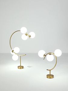 Nordic Round Chandeliers Gold Aluminum Wire Glass Ball for Diningroom Living Kitchen Pendant Lights