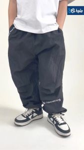 Quần Dài Bé Trai 8-38kg (2-9 tuổi) Quần Gió Túi Hộp BL HALO Dáng Rộng Vải Dù Phong Cách Thời Trang Năng Động QGD24