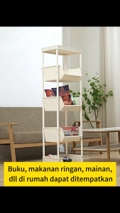 [COD] Rak Serbaguna 6 Susun Roda /Rak Kamar Mandi / RakDapur Plastik Penyimpanan 6 Susun L8741336190