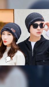 Rhodey Topi Kupluk Rajut Pria Wanita Dewasa Distro Bahan Poliester Winter Beanie Hat / kupluk hangat elegan Mewah terbaru cowok keren 2024 viral