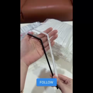 ( 1 PACK ) SEDOTAN STERIL NEON PUTIH HITAM WRAPPING KERTAS SEKALI PAKAI 100 200 250 500 PCS