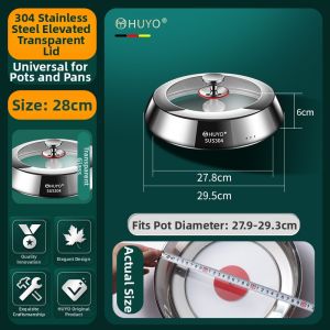 HUYO | High Arc Clear Vision Pot Cover