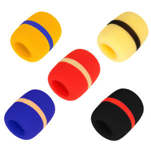 IRIN | IRIN 5 Pcs Microphone Cover Thicken Foam Windscreen Sponge Mic Cover for Handheld Mic KTV Karaoke Musical Instrument Accessories