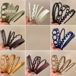 เครื่องประดับผมแบบสวมสำหรับผู้หญิง รุ่นใหม่ปี 2023 ที่ป้องกันการลื่นไหล ไม่มีรอยต่อ พร้อมฟัน สำหรับการล้างหน้าและจัดผม